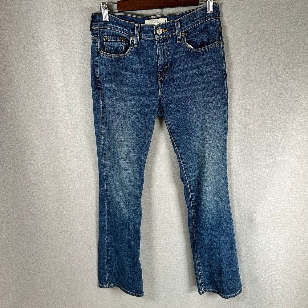 Levi's 515 Bootcut Jeans Women's Size 4 Medium Blue Wash Denim Stretch